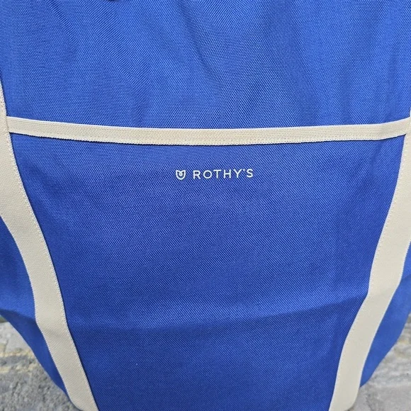 Rothy's Blue and Red Reversible Beach Bag Tote - NWT - Picture 5 of 15